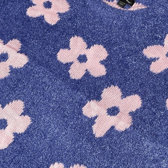 NWT Art Class Girl's Fuzzy Pullover Sweater - Purple NWT #ks03 - Picture 7 of 13